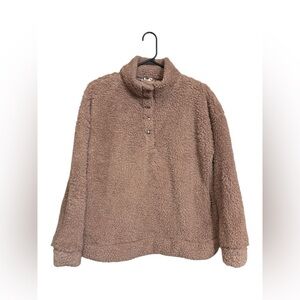 Pink Rose Dusty Pink Teddy Jacket